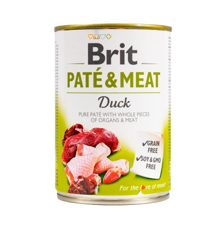 Brit Pate & Meat Dog з качкою 400 г
